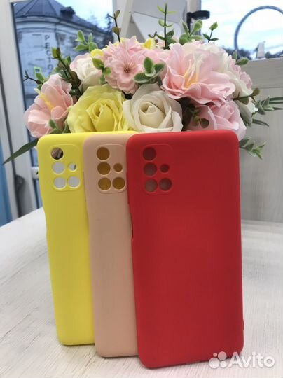 Чехол силиконовый для Samsung M51