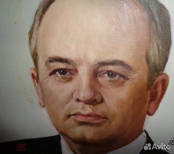 Михаил Горбачев портрет Агитация СССР