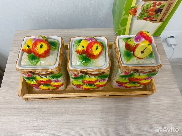 Набор для специй керамика