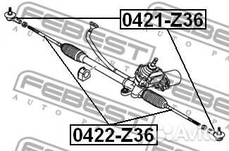 Febest 0421-Z36 Наконечник рулевой тяги mitsubishi