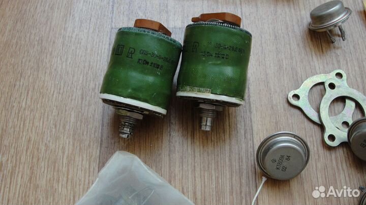 Конденсаторы транзисторы резисторы СССР