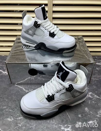 Кроссовки nike air jordan 4 зимние