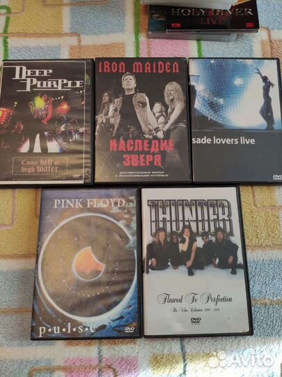 Музыкальные DVD диски рок и поп музыка