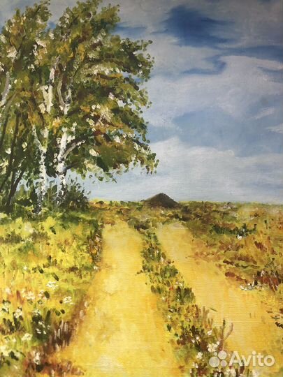 Картина маслом пейзаж