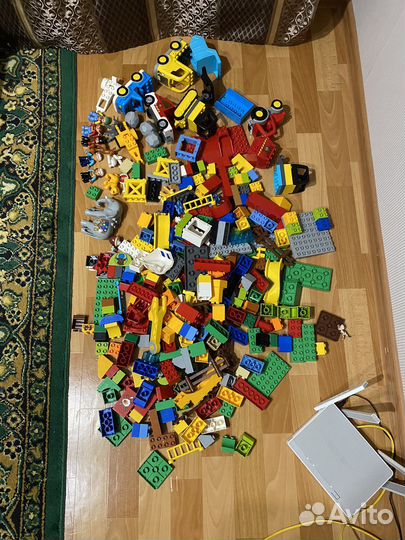 Lego duplo много лего