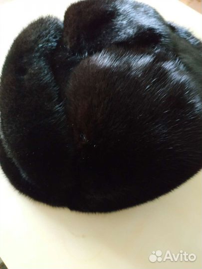 Норковая шапка мужская новая