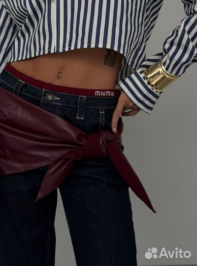 Джинсы миу миу