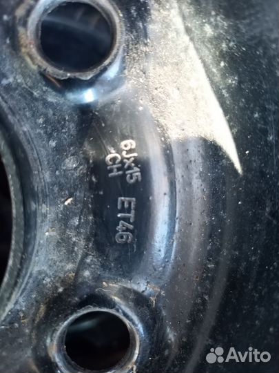 Стальные диски r15(4 шт.)