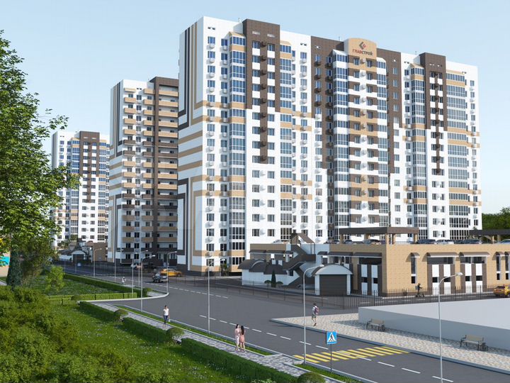 3-к. квартира, 71,6 м², 7/16 эт.