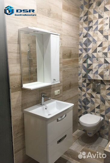 Ремонт ванной комнаты и санузла под ключ