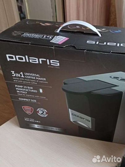Кофеварка Polaris PCM 2020 3-in-1. Абсолютно новая