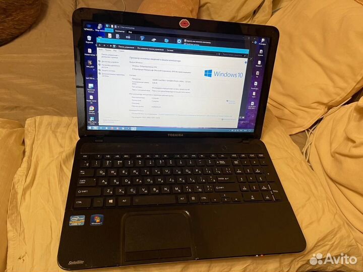 Ноутбук toshiba satellite L850-CJK