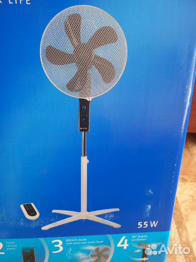 Вентилятор напольный новый