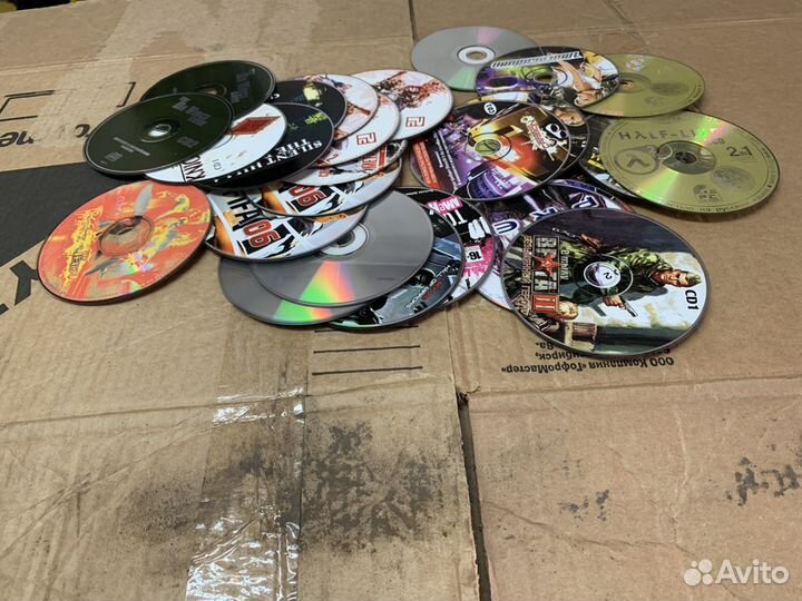 Диски сd и DVD б/у