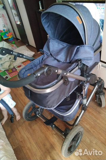 Каляска3-в1, авто кресло, электронные качели