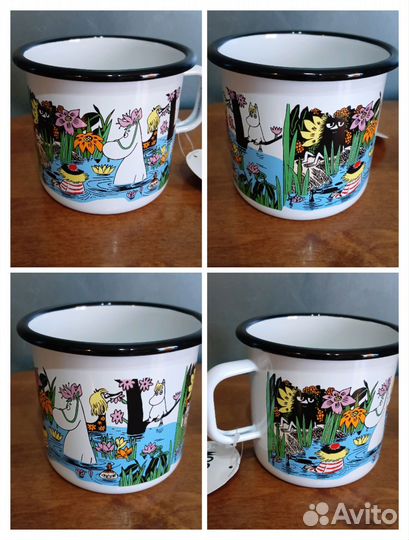 Эмалированная кружка Muurla Moomin 800мл новая