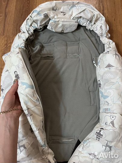 Зимний конверт в коляску