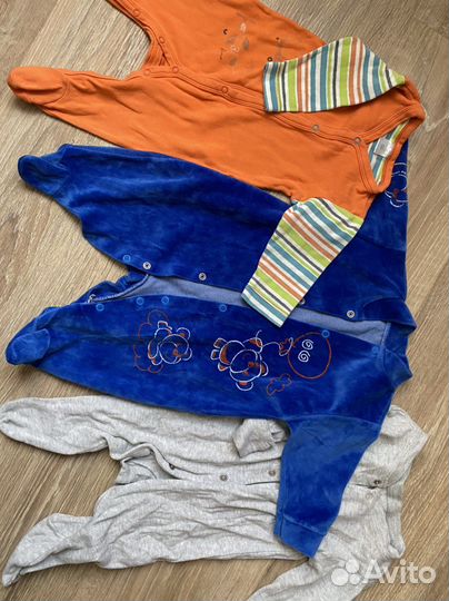 Большой пакет детских вещей