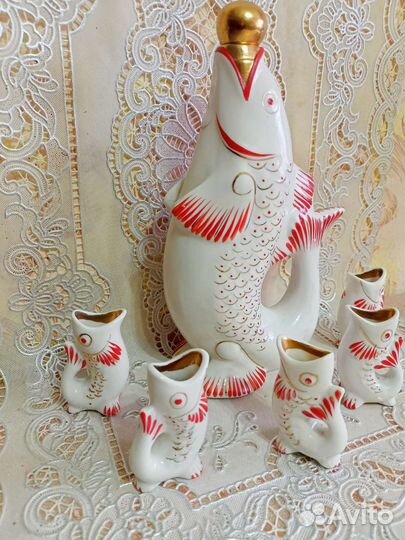 Фарфоровый набор Рыбки