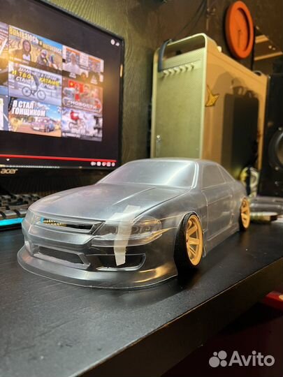 Aplastics s14 odyvia кузов rc drift silvia