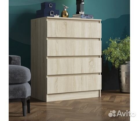 Комод Мальм-4 ящика -3 цвета