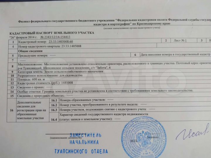 Участок 6 сот. (СНТ, ДНП)