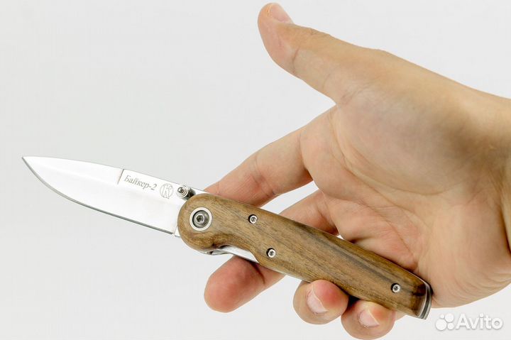 Нож байкер-2 складной дер. орех (81131) Кизляр