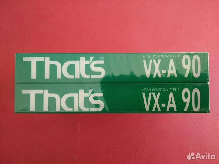 Аудиокассеты Thats VX-A 90 VaneXa - 2 packs