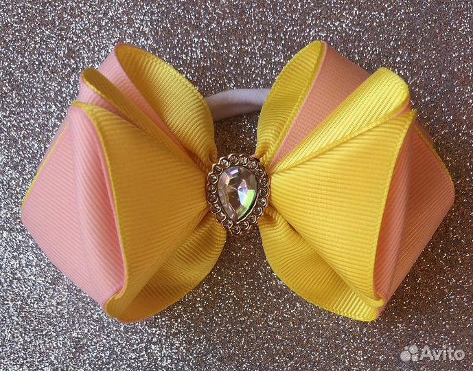 Бант ручной работы «Капелька»