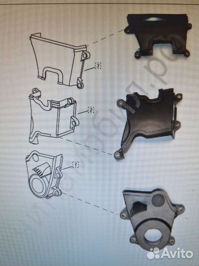 Крышка ремня грм LIfan Solano