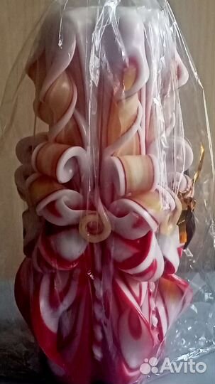 Свеча подарочная. Ручная работа. Очень красивая