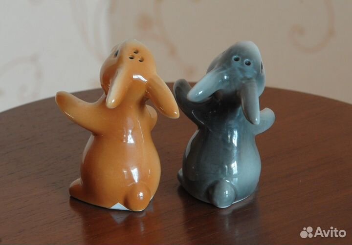 Зайчики. Набор для специй, подставки под горячее