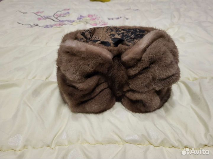 Норковая повязка женская