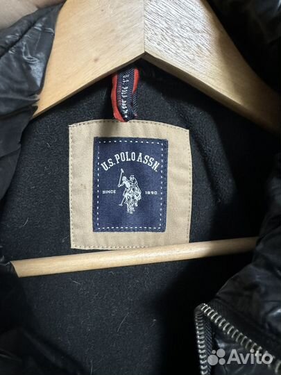 Пуховик us polo женский