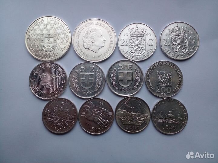 Серебро Европы второй половины XX века