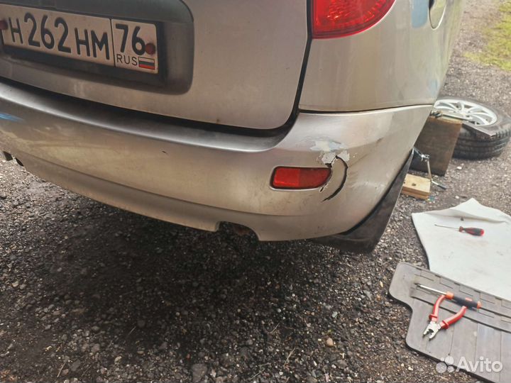 Бампер задний калина 1