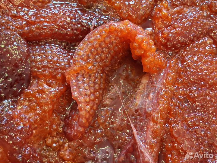 Икра лососевых свежая (ястык). (Горбуша)