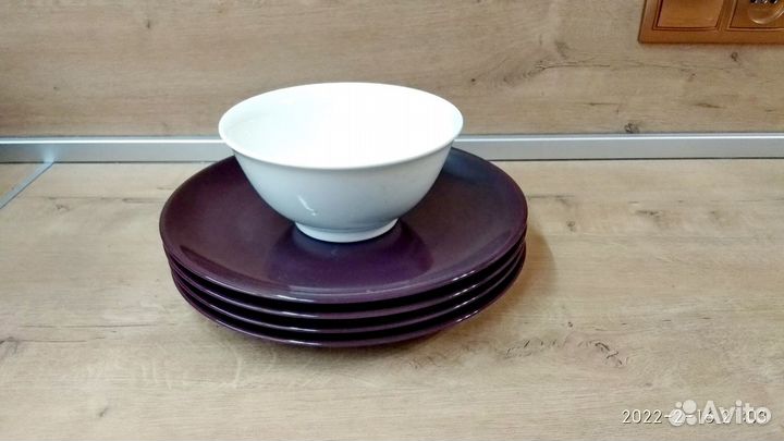 Тарелки. икеа. салатник пакетом