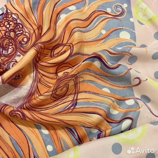 Шелковый платок Gianni Versace оригинал винтаж