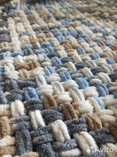 Плед детский из пряжи