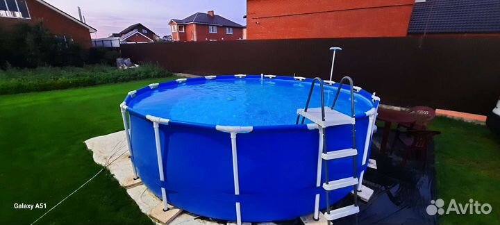 Каркасный бассейн 457 122 бу