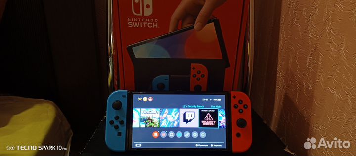 Nintendo switch oled с играми