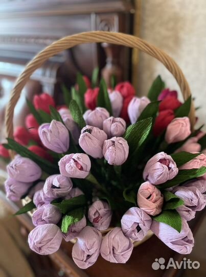 Тюльпаны с конфетами