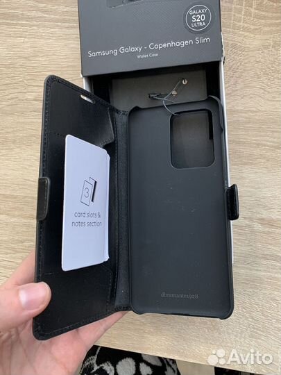 Чехол Samsung s20 ultra книжка кожа новый