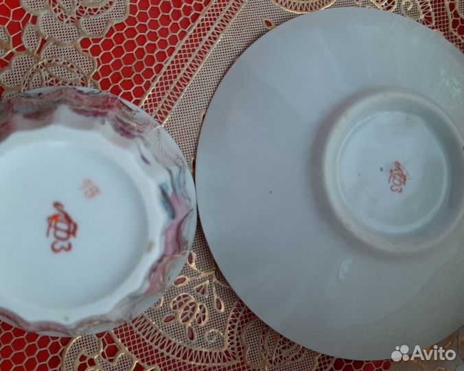 Фарфор СССР- лфз-костяной,ГДР, Дулево,Рига