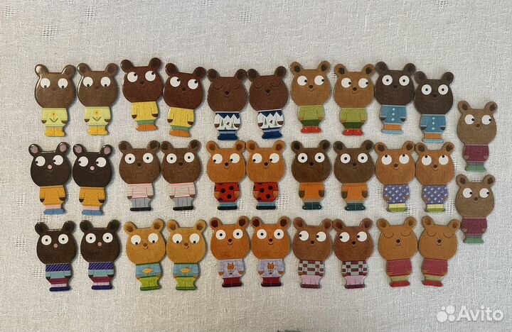 Игра Djeco мемо Мишки