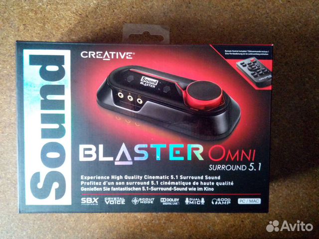 Внешняя звуковая карта Sound Blaster OS 5.1
