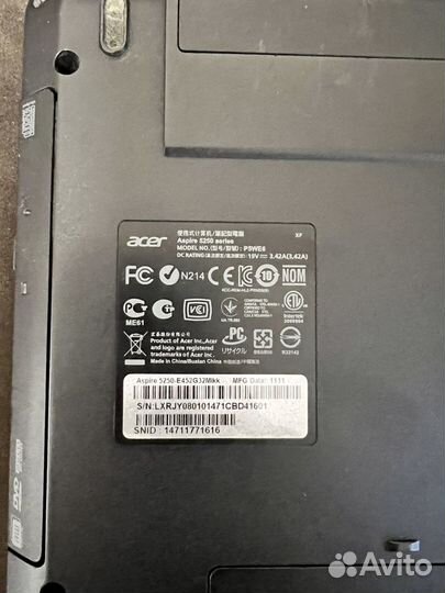 Acer aspire 5250 series