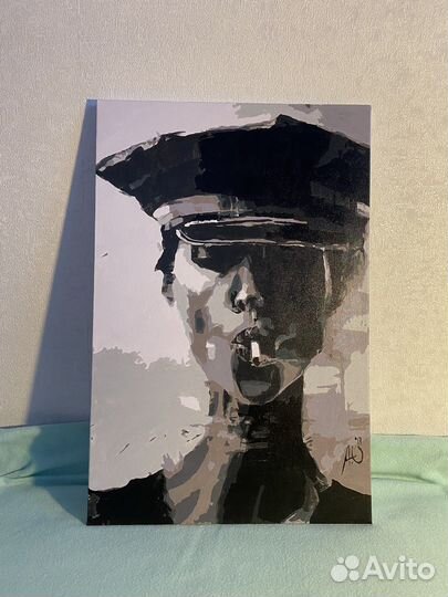 Картина «Девушка с сигаретой»