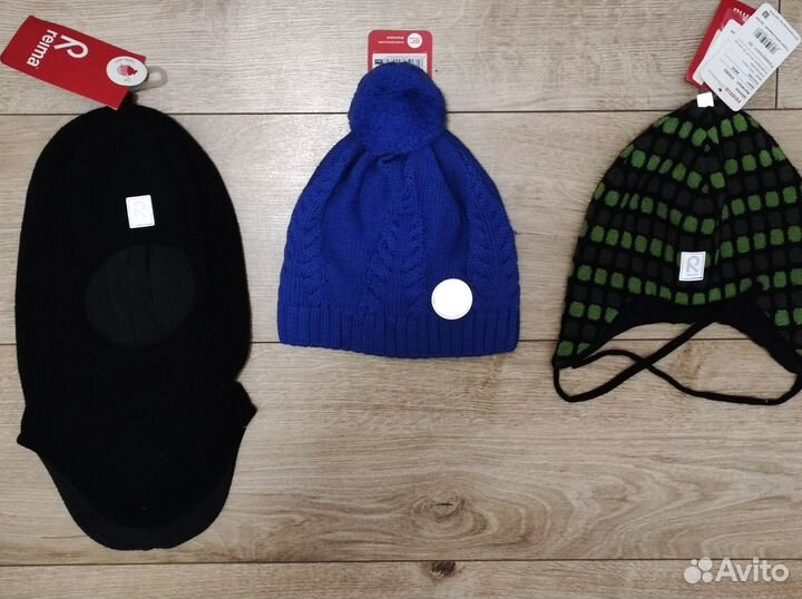 Новые фирменные Шапки, шлемы, краги, пинетки
